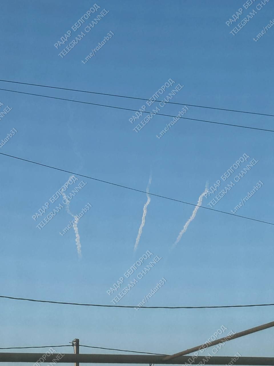 Враг атакует Белгороде работает ПВО