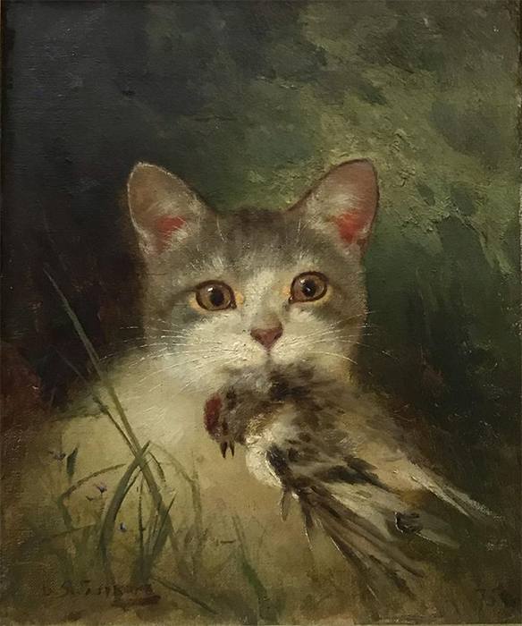 Анна Долгарева: Также совершенно непонятно, как в международный день кошек вы обойдетесь без моей подборки котов в русской живописи Анна Долгарева: Также совершенно непонятно, как в международный день кошек вы обойдетесь без моей подборки котов в русской живописи