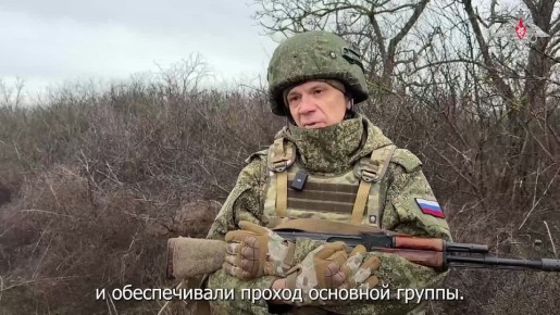 Минобороны России: Военнослужащие группировки «Восток» рассказали об освобождении населённого пункта Рождественское