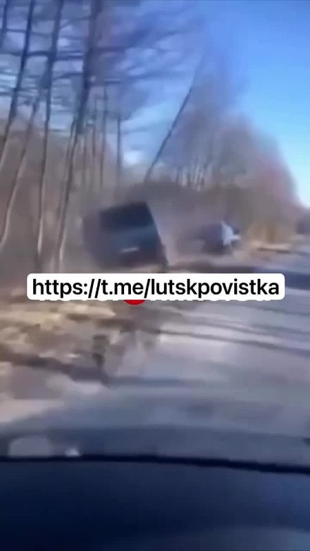 На Волыни неравнодушные перевернули бус ТЦК и освободили мобилизованного