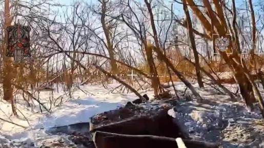 Оперативный ответ.. Долго противник не смог работать из одной и той же позиции. Мы нашли и уничтожили его 120 мм миномет