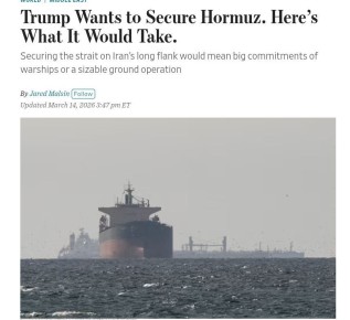 США столкнулись с риском попасть в ловушку при попытке разблокировать Ормузский пролив, — WSJ